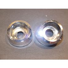1966 CHRYSLER NEWPORT HEADLIGHT & WIPER SWITCH BEZELS OEM NEW YORKER 300