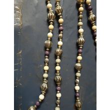 womens handmade long beaded necklace