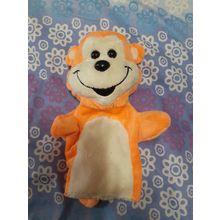 hand puppet orange monkey