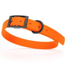 Dog Pet Waterproof Collar - W3/4" x L15"-18" - Hunter Orange