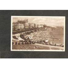 Postcard Sussex Eastbourne Grand Parade From the Wish Tower 1957