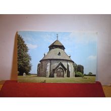 THE ROUND CHURCH, LITTLE MAPLESTEAD, ESSEX..unused postcard =