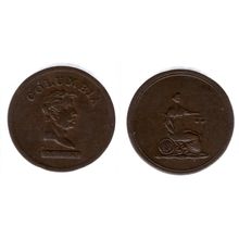 Great Britain. Columbia Farthing Token C.1820s. DY12360