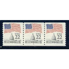2115a 22c U.S. Flag Fine MNH PNC 12/3 W0310