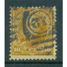 Used 283 10c Daniel Webster Barely Clears M05414