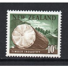 New Zealand - 1967 - 10c Timber Industry (sg855) Mint Hinged