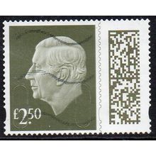 GB 2024 King Charles Definitive - Olive Green M24L, £2.50 Used