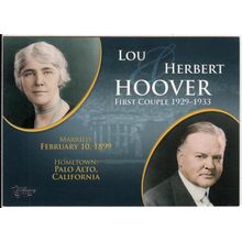 2008 Topps First Couple card FC-29 Herbert & Lou Hoover