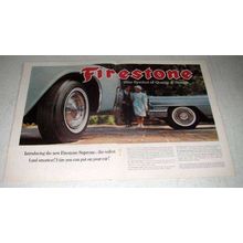 1963 Firestone Supreme Tires Ad - Safest and Smartest