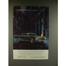 1963 Oldsmobile Ninety-Eight LS Car Ad - Spells Luxury