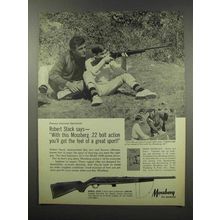 1967 Mossberg Model 352K Rifle Ad - Robert Stack