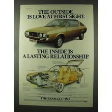 1977 Renault 17 TS Ad - Outside is Love at First Sight