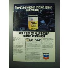 1986 Chevron Custom Motor Oil Ad - Friction Fighter