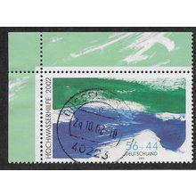 GER 2002 56c+44 'HOCHWASSERHILFE' (CORNER MARGIN) FINE USED (EBID54-131)