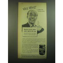 1945 Nescafe Coffee Ad - Gee Whiz ..yelled the Ambassador