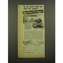 1952 Myers's Ejecto Water System Ad - So the whole family can enjoy