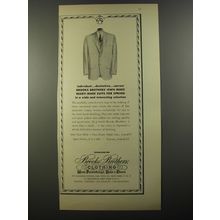 1954 Brooks Brothers Ready-Made Suit Ad - Individual.. distinctive.. correct