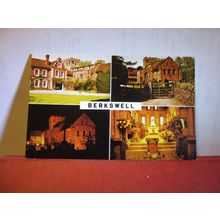 multiview, BERKSWELL, WARWICKSHIRE. unused postcard by DVP. =