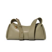 Genuine Leather Women Small Shoulder Purse Handbag Green