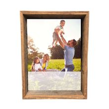 12 X 12 Rustic Gray Wood Shadow Box Frame
