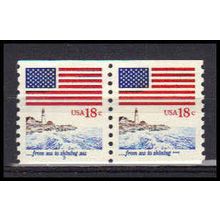 1891 18c U.S. Flag Very Fine MNH SG CNP Left 3 PA0234