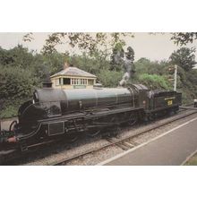Urie S15 Medstead Four Marks Station Rare Railway Line Train Postcard