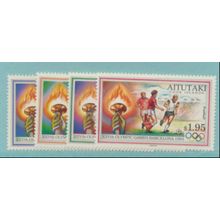 Aitutaki Stamps Scott #460 To 463, Mint Never Hinged