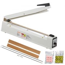Impulse Sealer 16 inch, Manual Heat Sealing Machine with Adjustable Heating ...