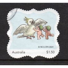 AUSTRALIA: BIB & BUB, 2024 GUMNUT BABIES, USED SELF-ADHESIVE MYSTAMP. 21/22