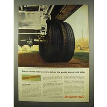 1956 Anaconda Bronze Ad - Shoes Help Truckers Deliver