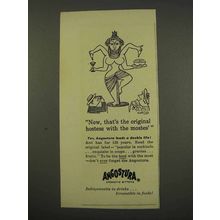 1956 Angostura Bitters Ad - Hostess With the Mostes