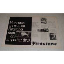 1968 Firestone Tires Ad - More Races Are Won On