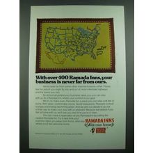 1973 Ramada Inns Ad - Your Business is Never Far From Ours