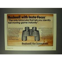 1976 Bushnell Binoculars Ad - Insta-Focus