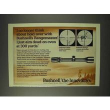 1976 Bushnell Scopes Ad - Aim Dead-On