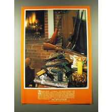 1979 Interarms Firearms Ad - A glowing fireside