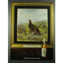1980 The Famous Grouse Scotch Ad - Quality in an Age of Change