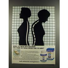 1986 Suplical Soft Chewy Calcium Supplement Ad - A Lack of Calcium