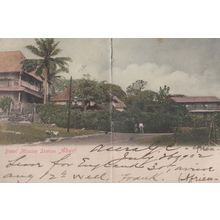 Basel Mission Station Antique Postcard