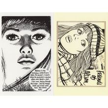 Misty The Witch Friends Of Alison 2x 1970s Girls Comic Postcard s