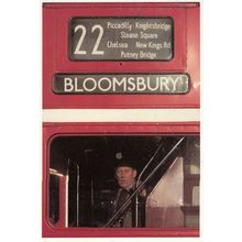 Ticket Inpsector for London 22 Bloomsbury Knightsbridge Chelsea Bus Postcard