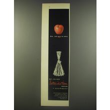 1956 D'orsay Intoxication perfume Advertisement - Eve had only an apple