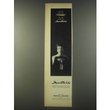 1956 Marcel Rochas Moustache Cologne Advertisement