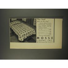 1956 Mosse Linens Ad - The bed puts on the dog