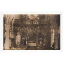 The Chancel St Helen's Church Abingdon Postcard Oxfordshire