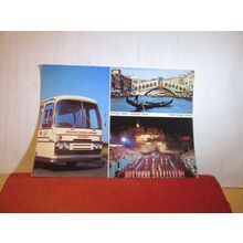 EXCELSIOR EUROPEAN COACH HOLIDAYS, advertising unused postcard =