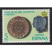Spain Aztec Calendar Royal Visits to Mexico 1978 MNH SG#2541
