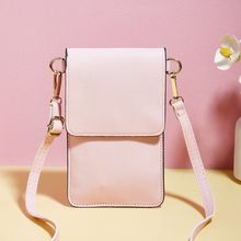 Ladies' Mobile Phone Bag Wallet Crossbody Bag Pink