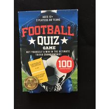 Football based quiz card game, very good condition