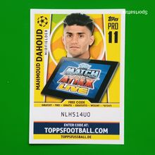 Match Attax Champions League 17/18 Pro 11 Code Mahmoud Dahoud P6